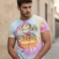 Playera Máscara De Látex Babies Tie Dye Hombre