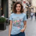 Playera Máscara De Látex Astro Y Cometín Mujer