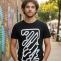 Playera Máscara De Látex Portal Hombre