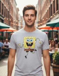 Playera Máscara De Látex Amistad Es Esponja Hombre