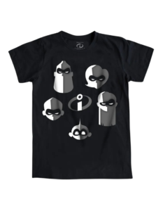 Playera Máscara De Látex Familia Parr Hombre