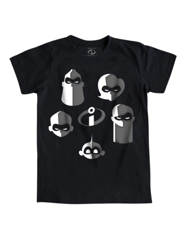 Playera Máscara De Látex Familia Parr Hombre