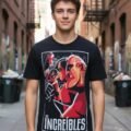 Playera Máscara De Látex Los Increibles Poster Hombre