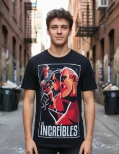 Playera Máscara De Látex Los Increibles Poster Hombre
