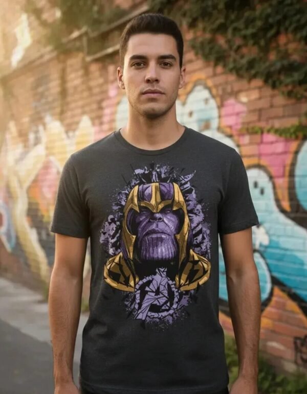 Playera Máscara De Látex Mad Titan Hombre