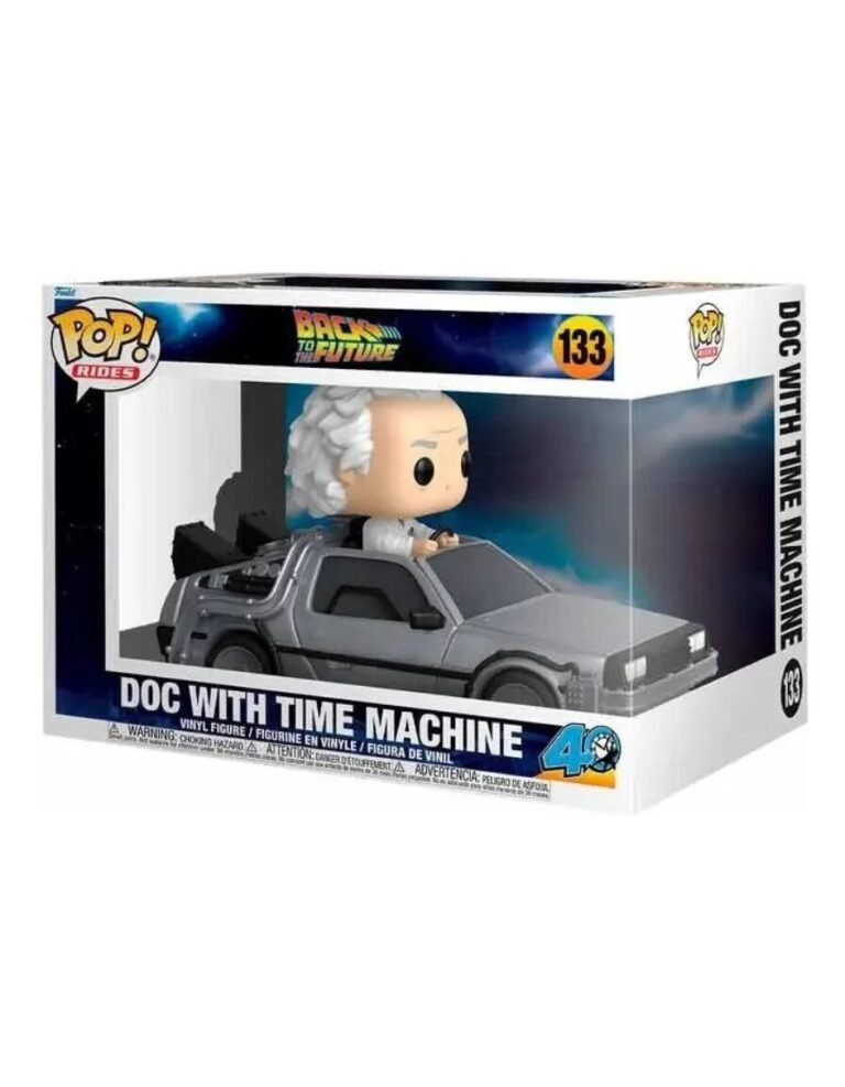 Funko Pop Rides Deluxe: Back To The Future – Doc con Maquina del tiempo