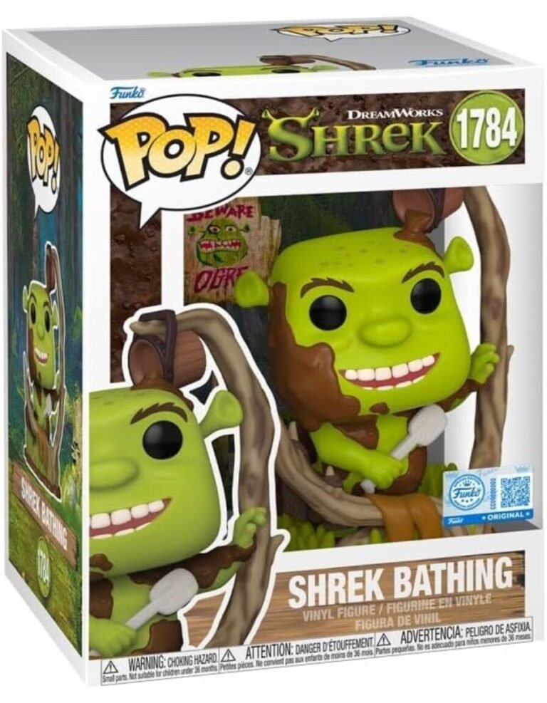 Funko Pop Deluxe: Shrek Dreamworks: Shrek Bañandose