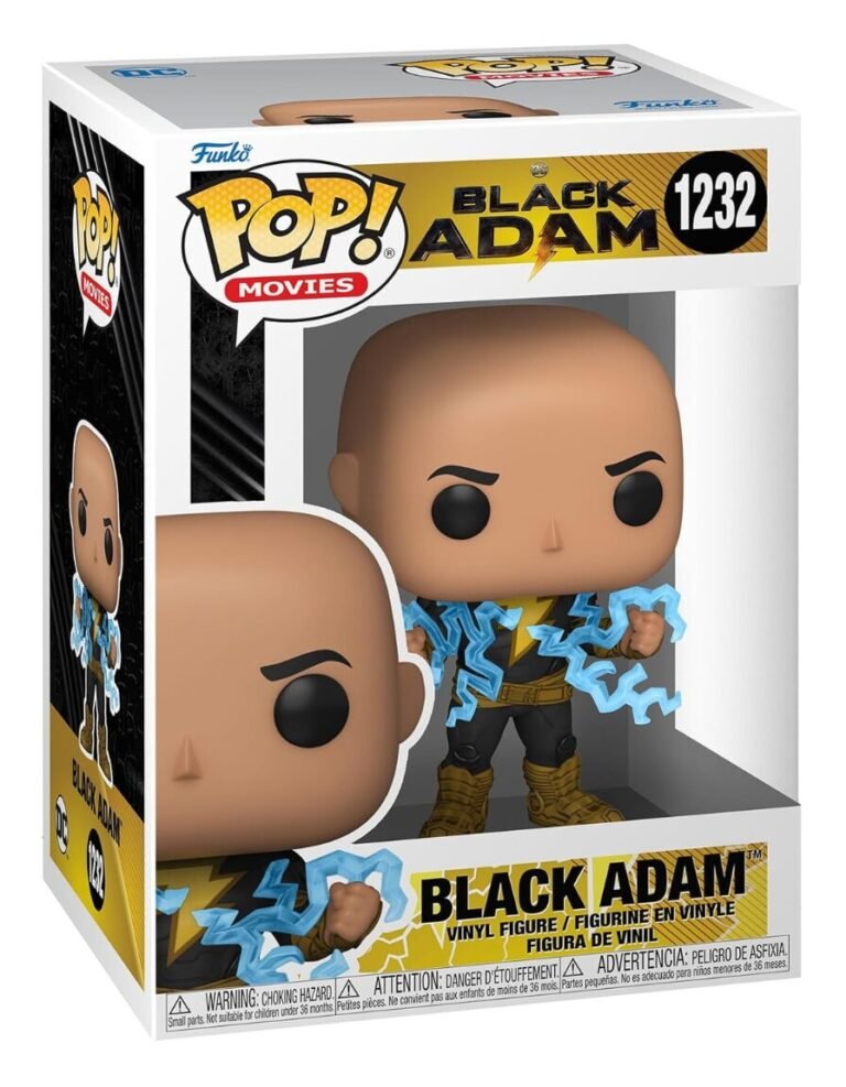 Funko Pop Movies – Black Adam – Black Adam Con Relampago