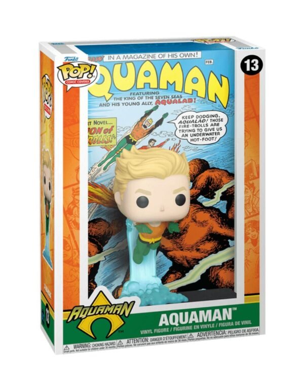Funko Pop Comic Cover: Dc Comics - Aquaman Num 1