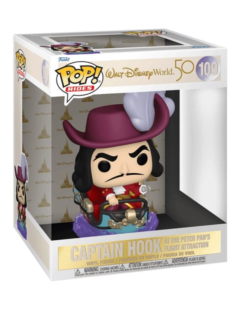 Funko Pop Ride – Disney – Capitán Garfio At Peter Pan Atracción