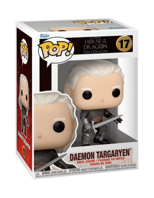 Funko Pop TV: Game of Thrones House of Dragon - Daemon Targaryen with Dark Sister