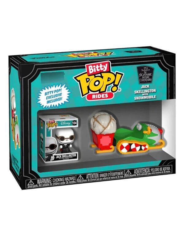 Funko Bitty Pop Ride: Disney Mundo De Jack - Jack Con Snowmobile