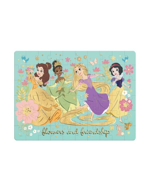 Rompecabezas Infantil Princesas Cilindro 60 Pzas Novelty