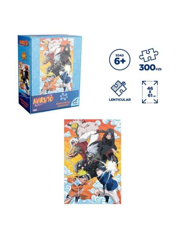 Rompecabezas Naruto lenticular Clásico 300 Piezas