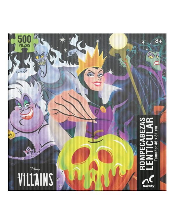 Rompecabezas Villanos Lenticular Grande 500 Piezas