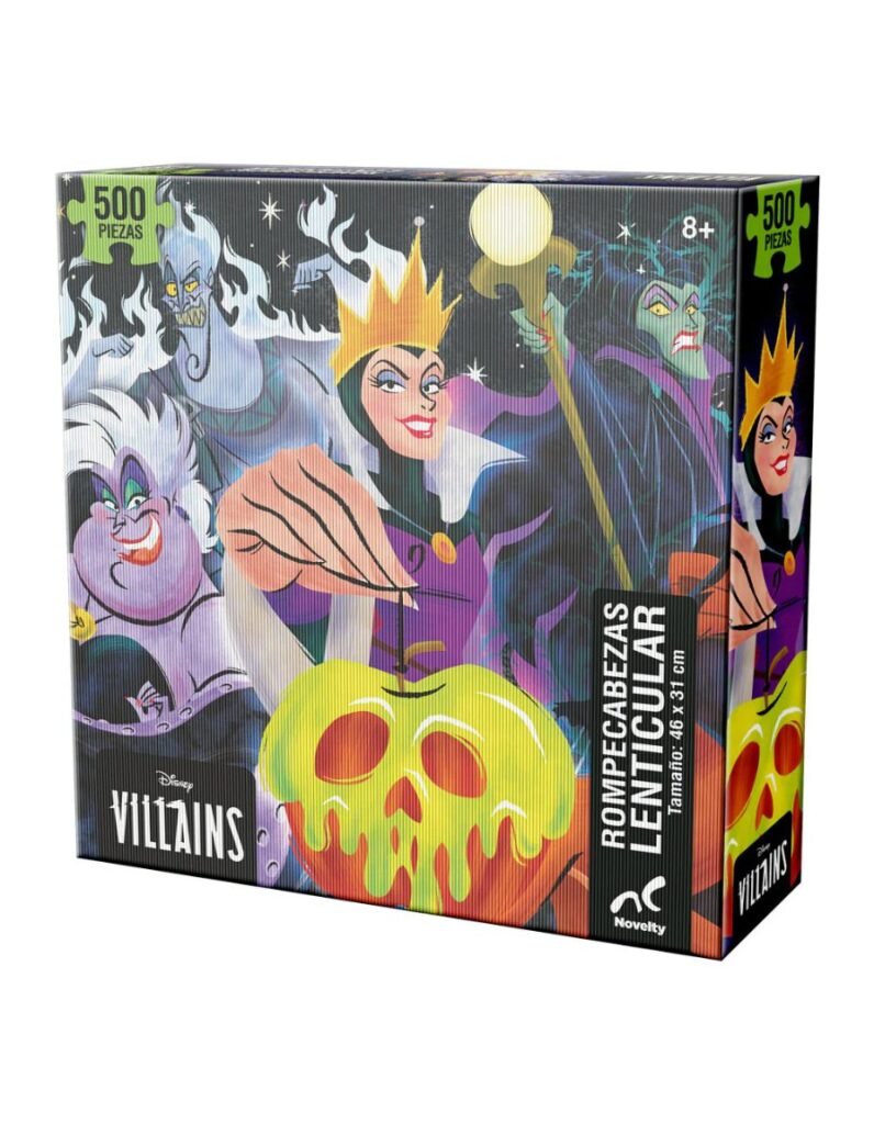 Rompecabezas Villanos Lenticular Grande 500 Piezas