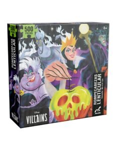 Rompecabezas Villanos Lenticular Grande 500 Piezas