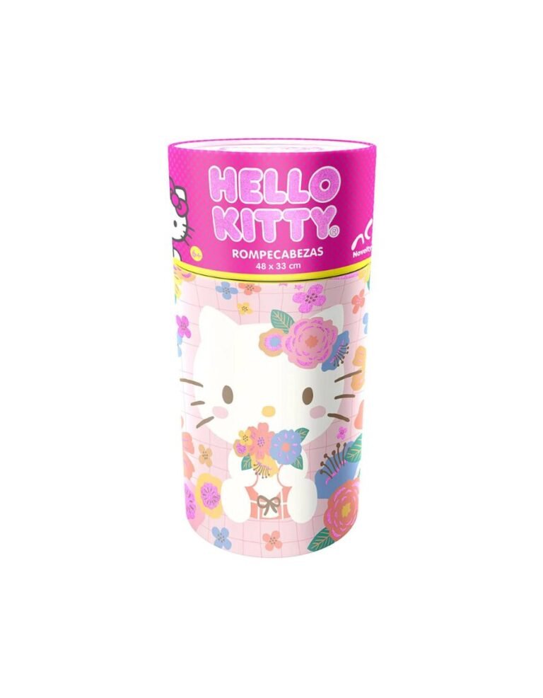 Rompecabezas Hello Kitty Infantil Cilindro 60 pzs