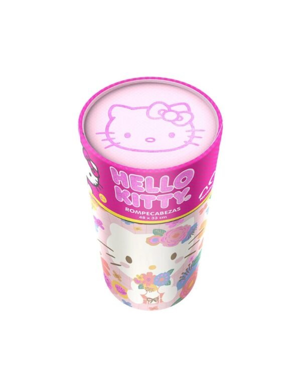 Rompecabezas Hello Kitty Infantil Cilindro 60 pzs