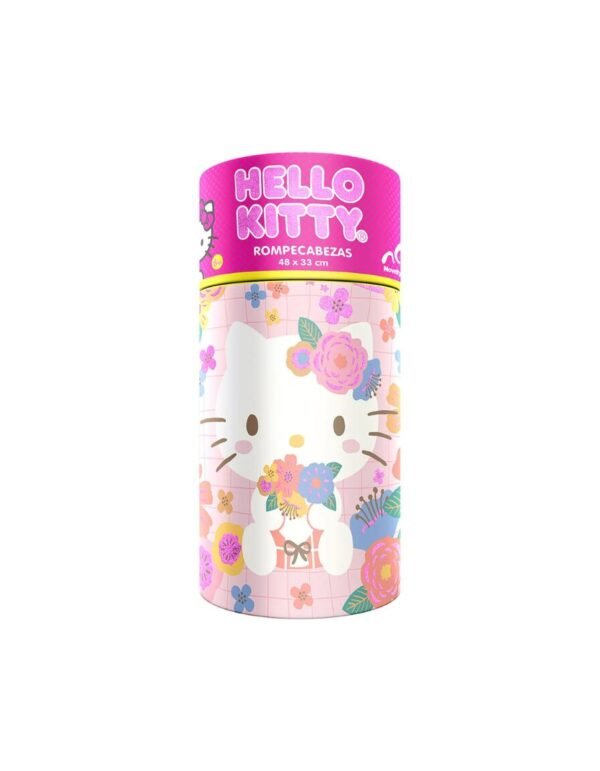 Rompecabezas Hello Kitty Infantil Cilindro 60 pzs