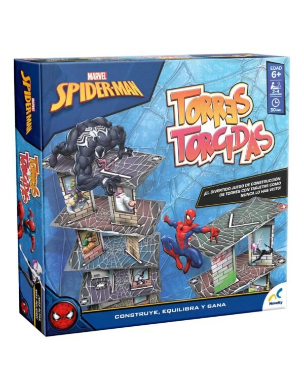 Juego De Mesa Infantil Torres Torcidas Spiderman Juego De Mesa Infantil Torres Torcidas Spiderman