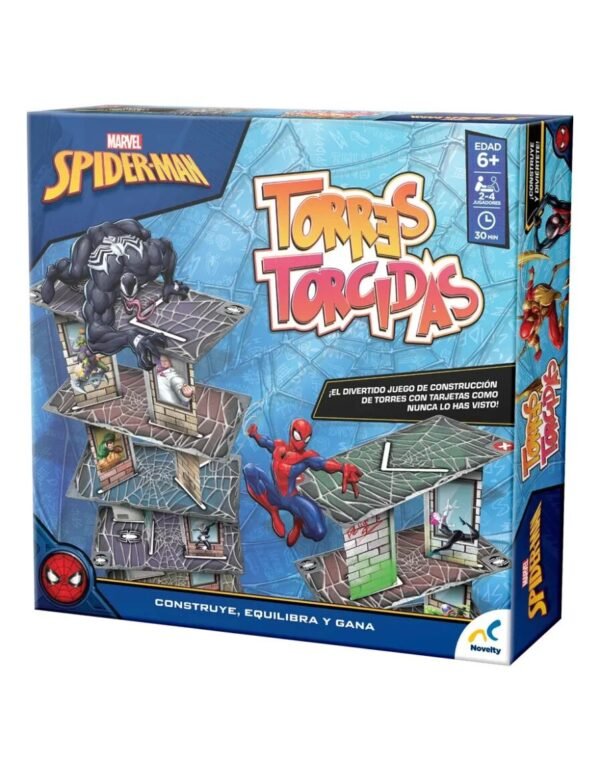 Juego De Mesa Infantil Torres Torcidas Spiderman Juego De Mesa Infantil Torres Torcidas Spiderman