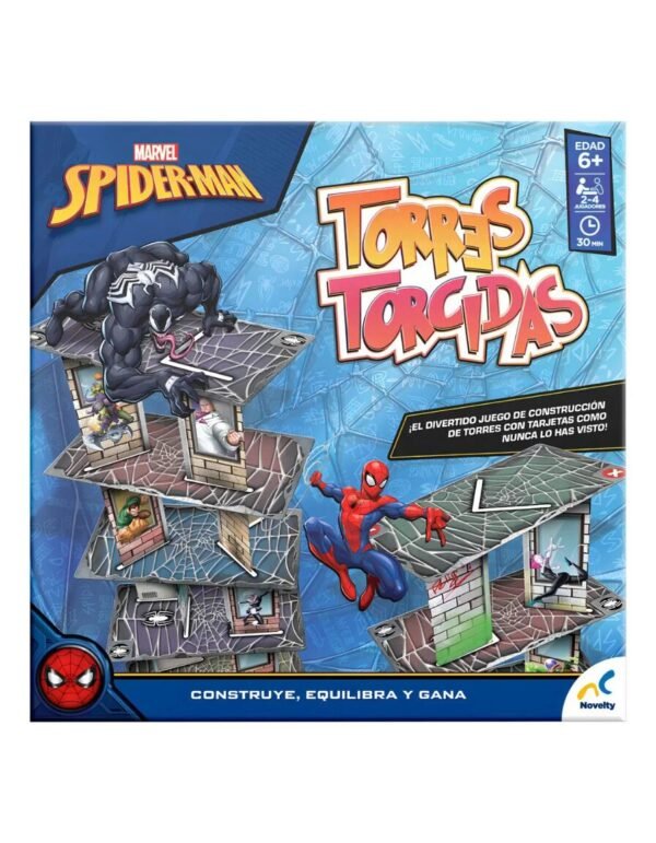 Juego De Mesa Infantil Torres Torcidas Spiderman Juego De Mesa Infantil Torres Torcidas Spiderman