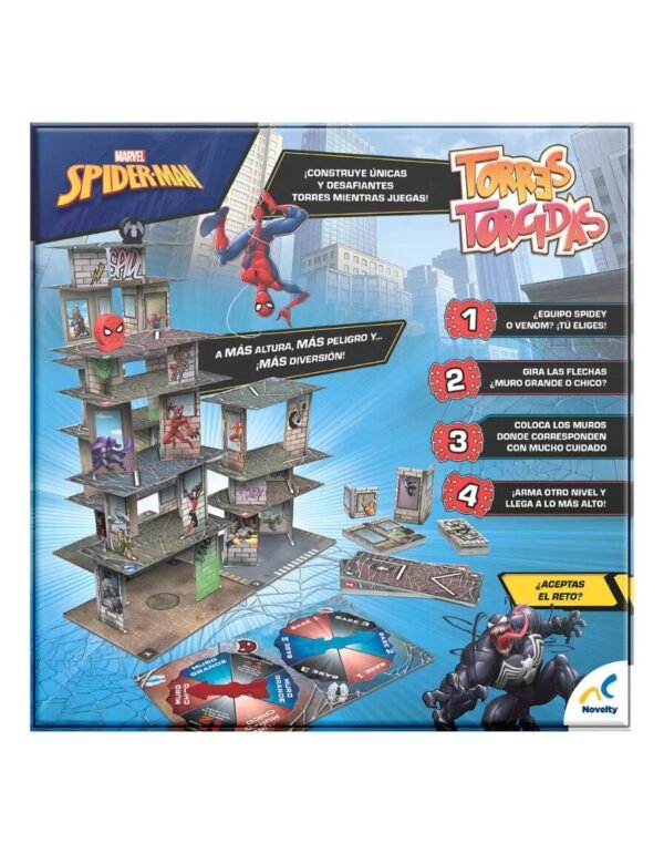 Juego De Mesa Infantil Torres Torcidas Spiderman Juego De Mesa Infantil Torres Torcidas Spiderman