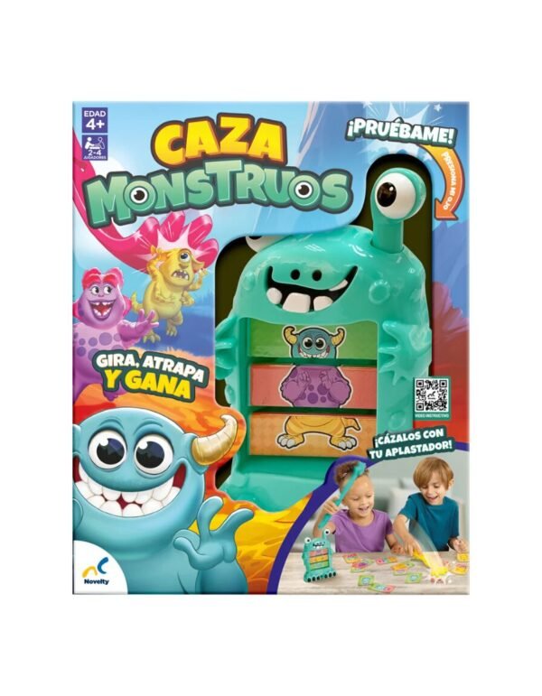 Juego De Mesa Caza Monstruos Gira, Atrapa Y Gana