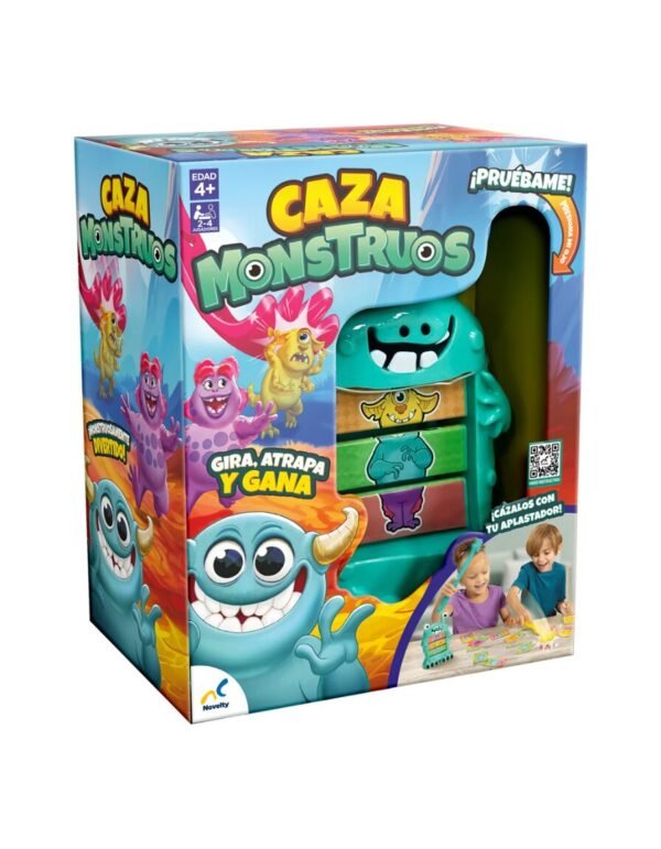 Juego De Mesa Caza Monstruos Gira, Atrapa Y Gana
