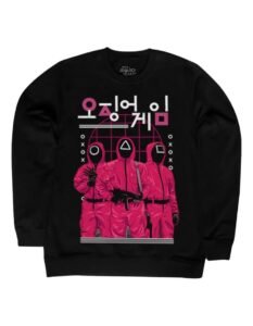 Pullover Máscara De Látex Juego Del Calamar Guardians Hombre