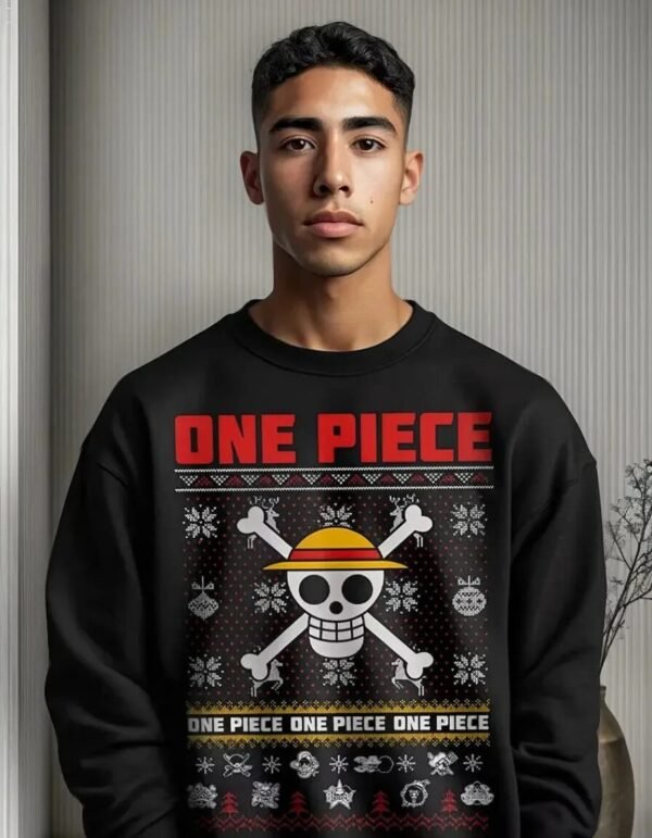 Pullover Máscara De Látex One Piece Ugly Hombre