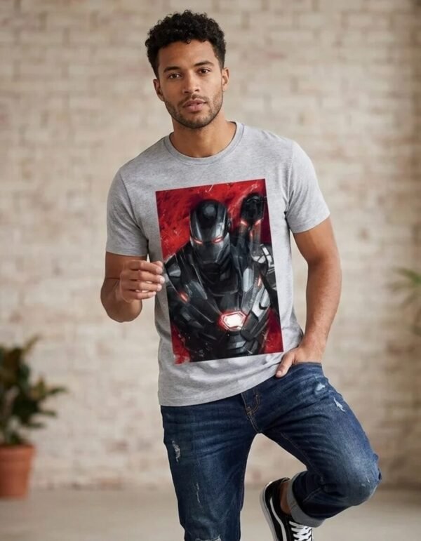 Playera Mascara De Latex War Machine Hombre
