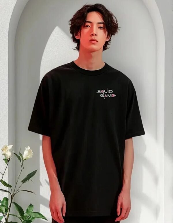 Playera Máscara De Látex Juego Del Calamar Squid Game Hombre