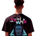 Playera Máscara De Látex Juego Del Calamar Squid Game Hombre