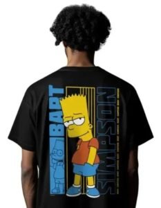 Playera Máscara De Látex Bart Simpson Hombre