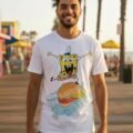 Playera Máscara De Látex Surf Esponja Hombre