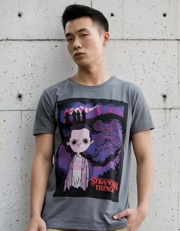 Playera Máscara De Látex The Upside Down Cartoon Hombre Playera Máscara De Látex The Upside Down Cartoon Hombre