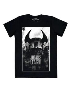 Playera Máscara De Látex Justice League Póster Hombre