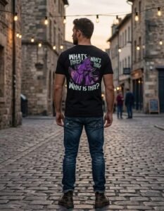Playera Máscara De Látex What Is This? Hombre