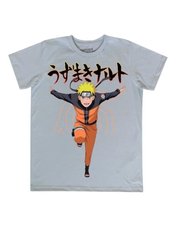 Playera Máscara De Látex Naruto Running Hombre