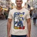 Playera Máscara De Látex Príncipe Vegeta Hombre