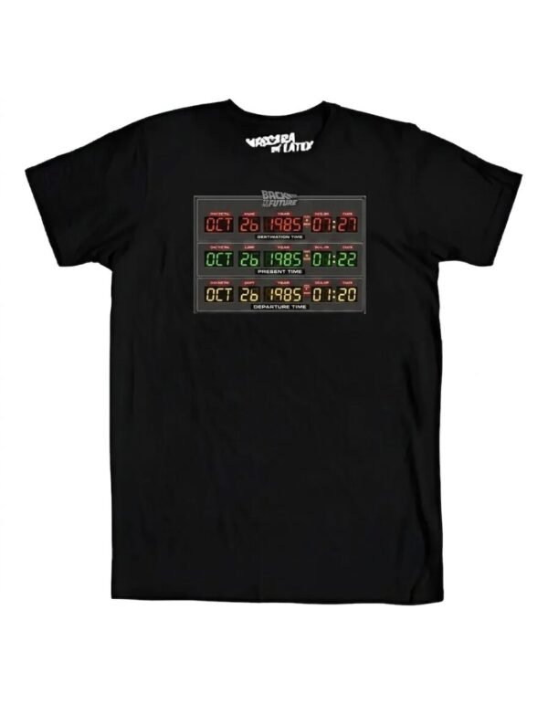 Playera Máscara De Látex Destination Time Hombre
