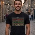 Playera Máscara De Látex Destination Time Hombre