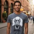 Playera Mascara De Látex Titán De Las Murallas Hombre