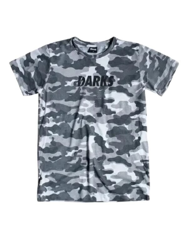 Playera Máscara De Látex Darks Zero Grey Camo Hombre