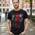 Playera Máscara De Látex Threat To Our Universe Hombre
