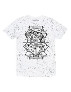Playera Máscara De Látex Hogwarts Houses Hombre