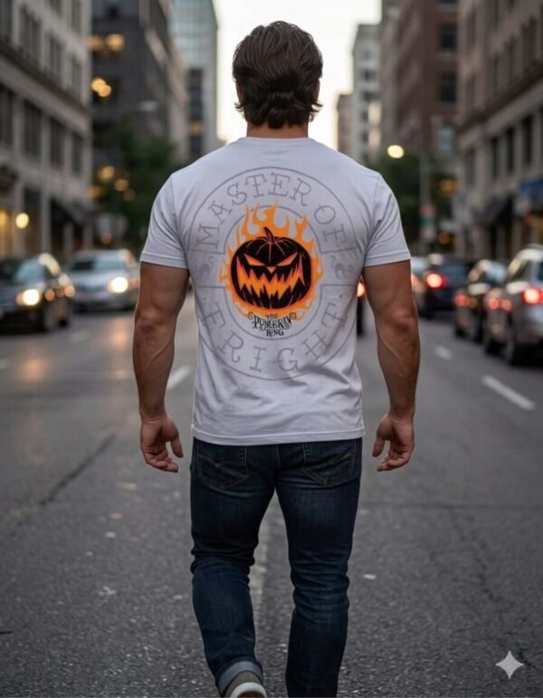 Playera Máscara De Látex The Pumpkin King Hombre
