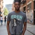 Playera Máscara De Látex Eren, The Final Season Hombre